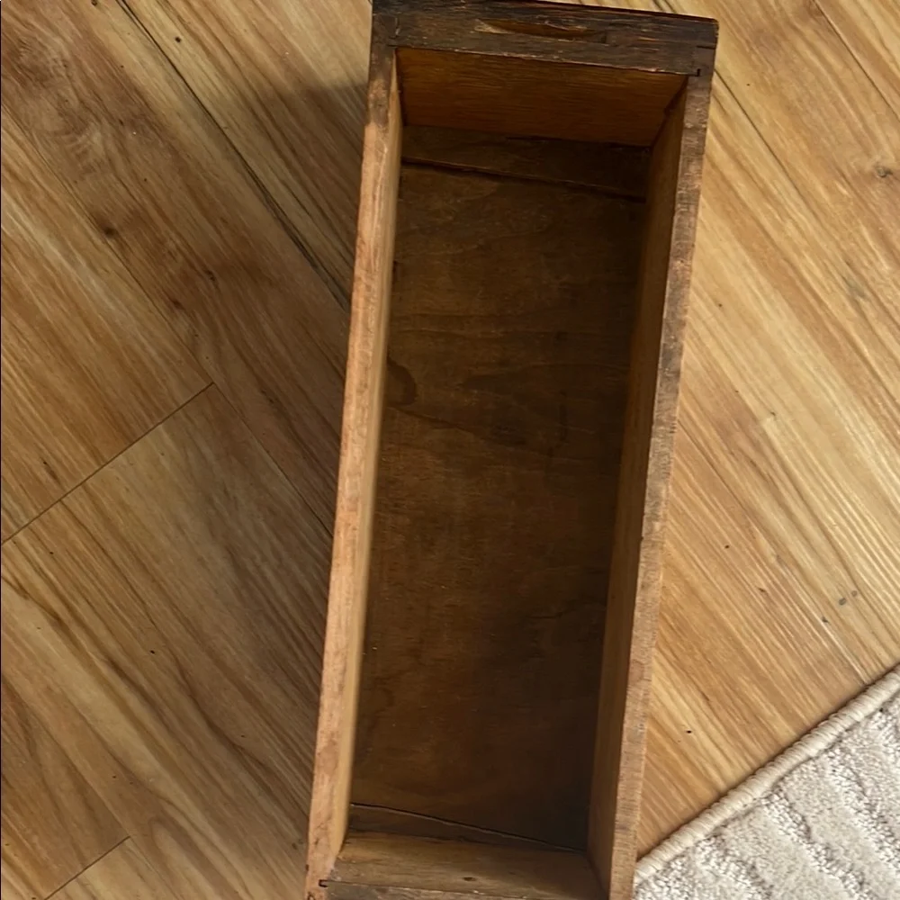 Carved Wooden Drawer with Ornate Design